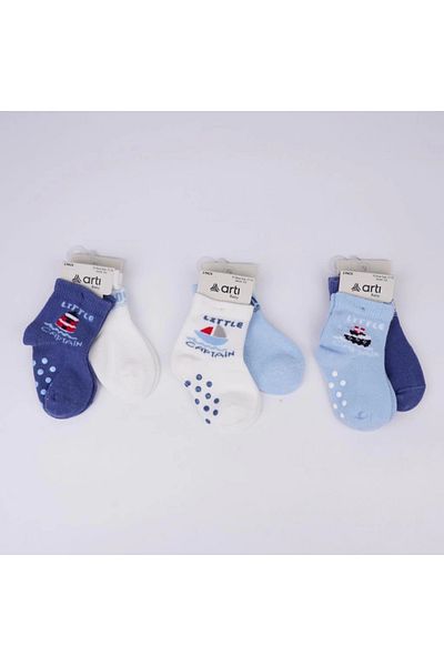 Eng Katamino Filip 2-Piece Abs Baby Boy Socks K44143 Assortment