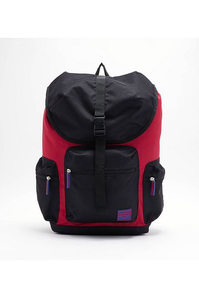 Aeropostale AERO A GUY'S SINGLE COMPARTMENT BACKPACK WITH BRANDED PULLER AND BADGE WITH PRINT