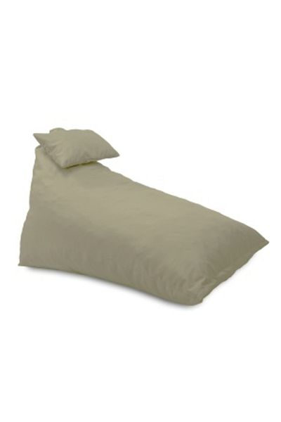 Pufrelax Fotoliu puf, Kudos, perna inclusa, material impermeabil, Bej