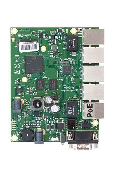 MIKROTIK RouterBOARD 450Gx4 cu patru, RB450GX4