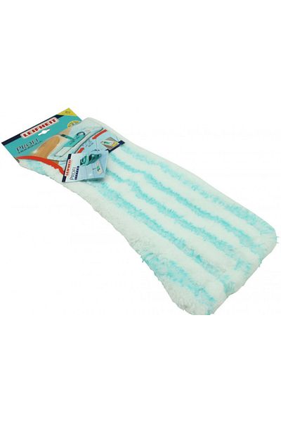Leifheit crescent-shaped mop wiper, micro duo double fiber, white/green, 42 cm