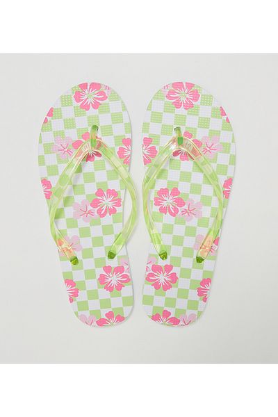 Aeropostale GIRLS HIBISCUS CHECKER FLIP-FLOP