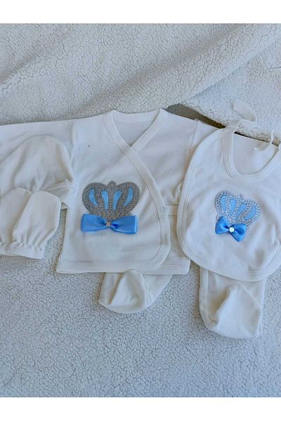 baby unicorn بدلة ZIBIN للأطفال الرضع من طراز PRINCE BLUE CROWN، هدية للأطفال
