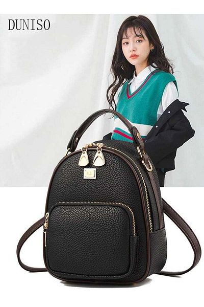 fun zone DUNISO Anti Theft Mini Backpack Purse for Women with Adjustable Shoulder Straps Cute Leather Backpac