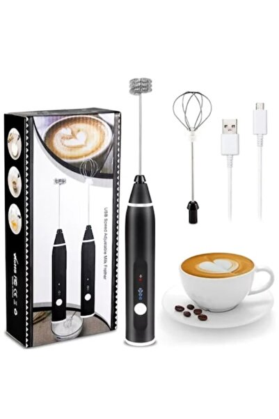 lotfi Spumator electric de lapte pentru cafea cu cablu USB