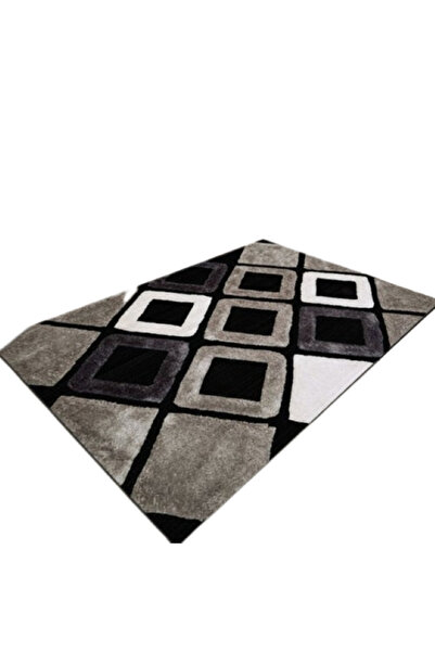 OEM Covor Antiaderent, Model Forme Geometrice, Polipropilena /Imitatie Casmir, Non-Culori, 80x300cm