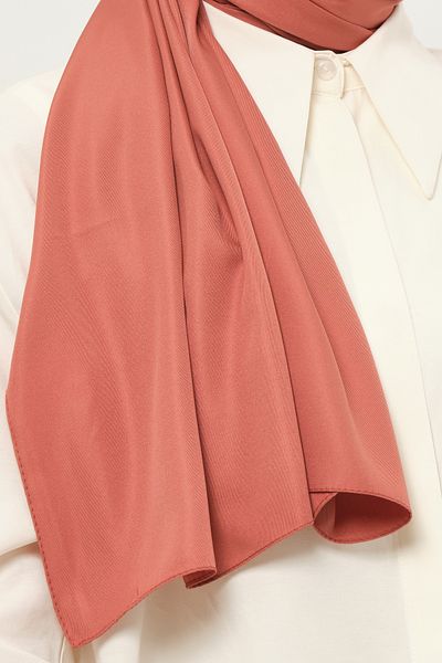 Madame Polo Plain Twil Shawl Onion Peel Non-Slip Wrinkle-Free Fabric