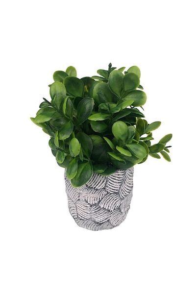 OEM Ghiveci ceramic cu flori artificiale, M1, 12x19 cm