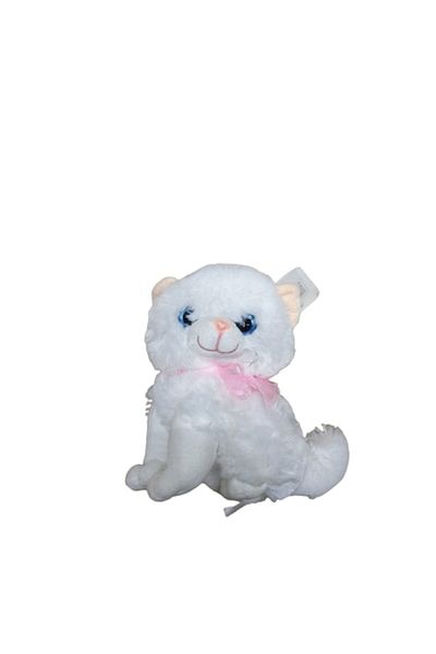 OEM Stuffed Toy Cat, Sounds, 23cm, White