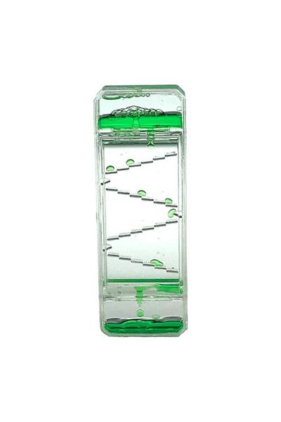 OEM Obiect decorativ cu lichid și bule, 6x16 cm, transparent-verde