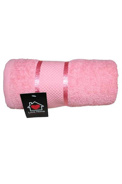 Dial Face Towel, 50x90 cm, 100% Cotton, Pink, dae1260Roz