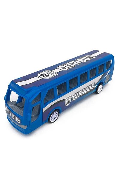 OEM Jucarie autobuz din plastic, 25x7cm, albastru, M2