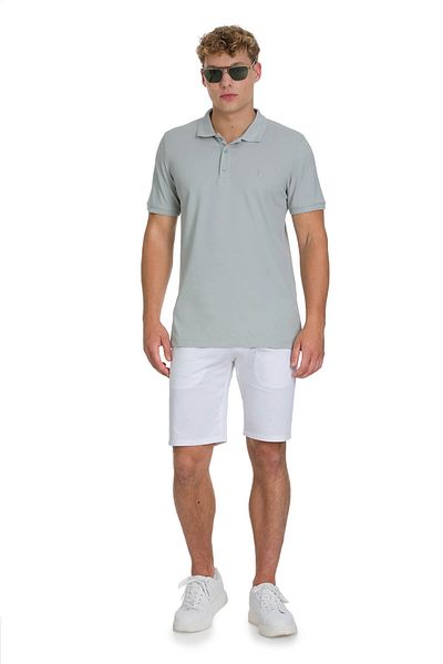 Hatemoğlu Green Regular Fit 100% Cotton Polo Neck T-Shirt