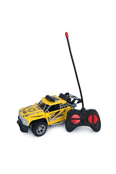 OEM Vehicul de teren cu telecomandă, plastic, 2 bucăți, 25x10cm, galben