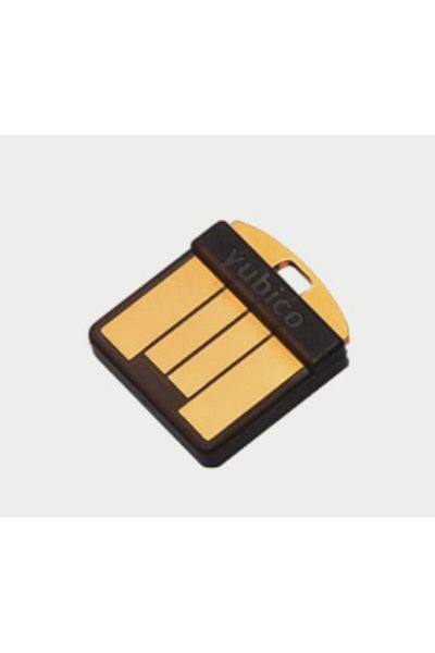 Electronica Yubico YubiKey 5 Nano, Bez Baterii, USB-A, FIDO 2, Czarno-Złoty, 5060408461457