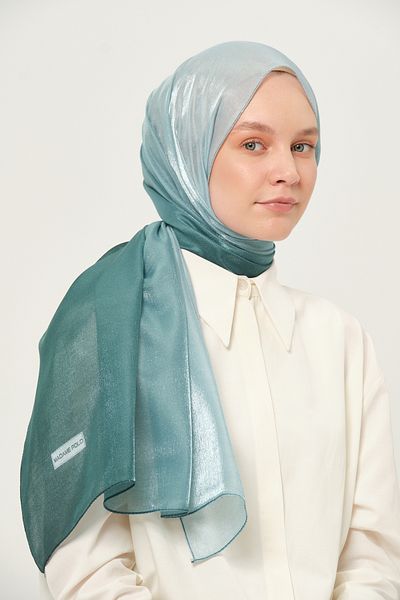 Madame Polo Amber Gradient Shawl Multicolored Wrinkle-Free Fabric