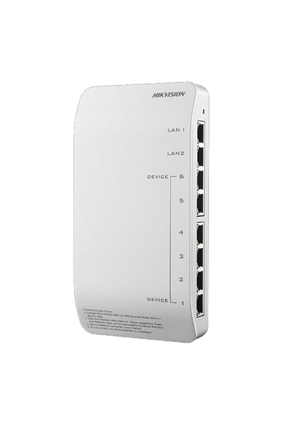 Hikvision Distribuitor video/audio pentru 6 stații - DS-KAD606-P