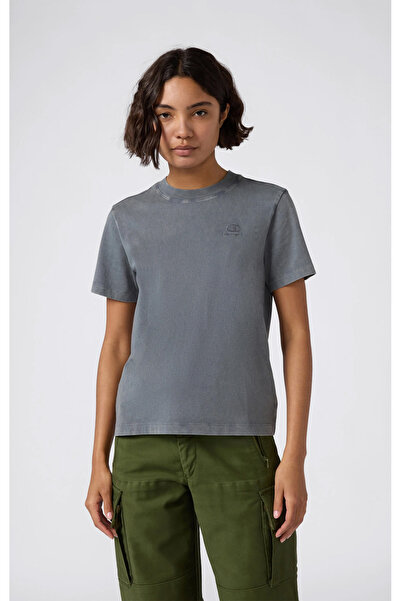 Champion High Summer Ss Tee Gray Women's T-Shirt-118157-Kk022