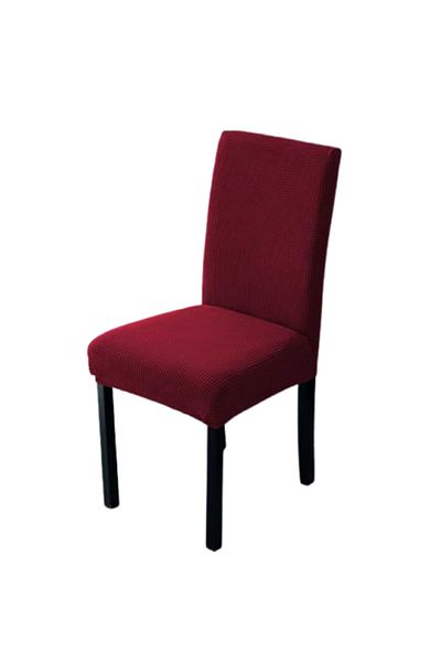 OEM Chair Cover, Sonia-Home, Grofat and Velvety Material, Uni, Bordo