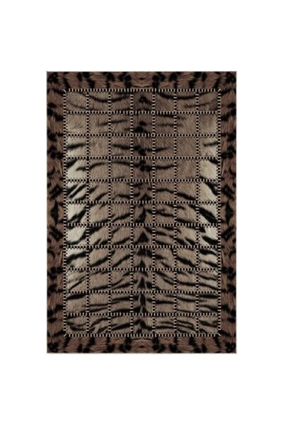 OEM Covor Antiderapant, Polipropilena, Imprimeu Animal Print M1, Multicolor, 120x180cm