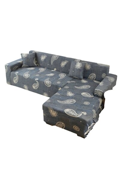 JOJO HOME Ελαστικό Κάλυμμα για Γωνιακό Καναπέ, Jojo Home, Elegant Print, M L,...