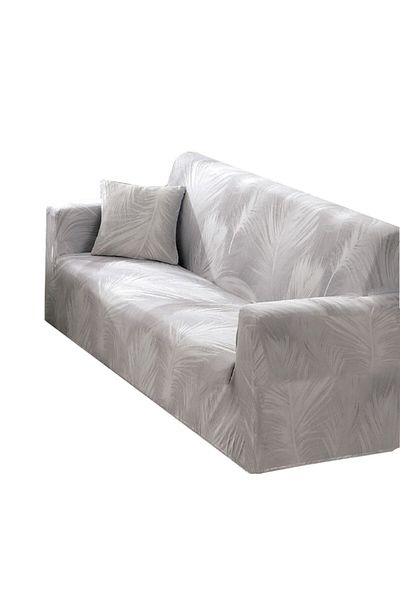 JOJO HOME Elastic Sofa Cover, Jojo Home, Snowflake Print, L-3 Seats, 180x230cm