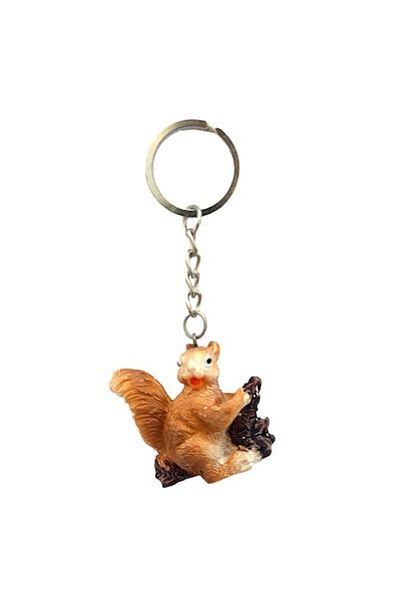 OEM Keychain Resin Representing a Squirrel, M2, 4X4cm