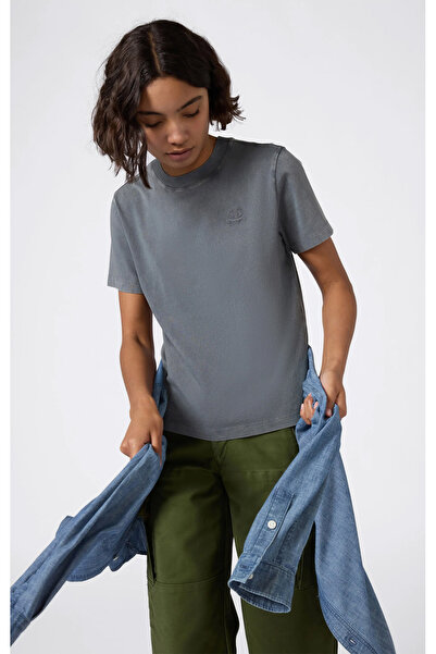 Champion High Summer Ss Tee Gray Women's T-Shirt-118157-Kk022