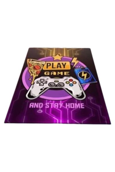 OEM Children's Room Rug, Non-Slip, Play Game, Multicolor, 80x150cm