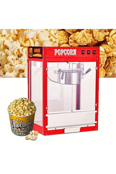 PROCART Aparat de popcorn, 1300W, tehnologie cu aer cald, fără ulei, 300 g porumb/lotă