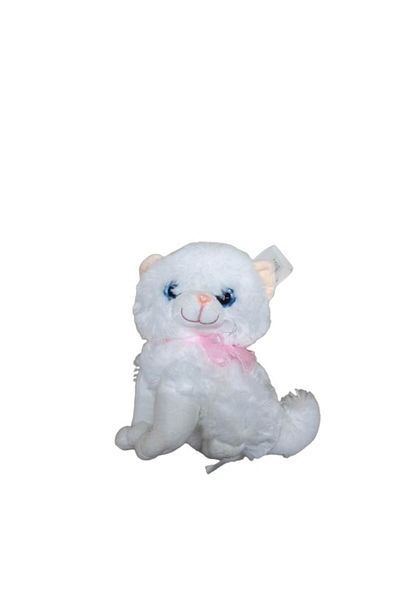 OEM Stuffed Toy Cat, Sounds, 23cm, White