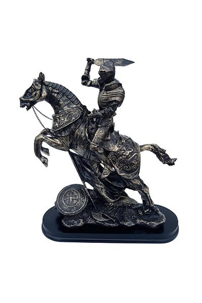 OEM Resin Figurine Rider in Armor with Sword, 29 cm