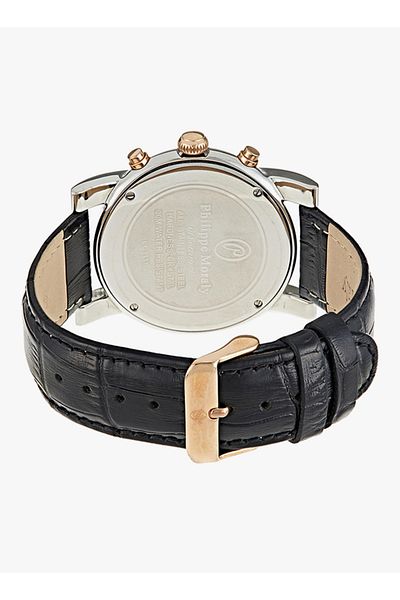 Philippe Moraly Men's Analog Wrist Watch LC1111CRWB