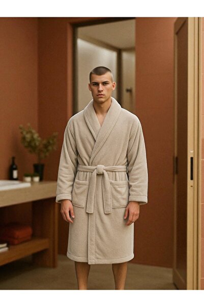 asev tekstil Cotton men's bathrobe