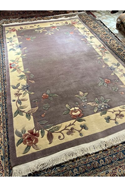 RD RAMAZAN DAĞ EL HALI SANATI El Dokuma Kabartmalı Çin Halısı Birinci Sınıf K...