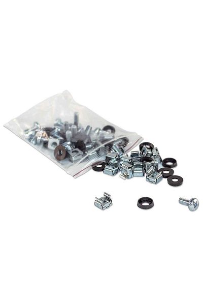 Electronica Set piulițe colivie Intellinet, 100 bucăți, argintiu, plastic, 831g, 713658