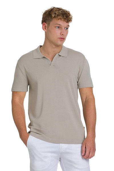 Hatemoğlu Mink Regular Fit Polo Neck Rayon T-Shirt