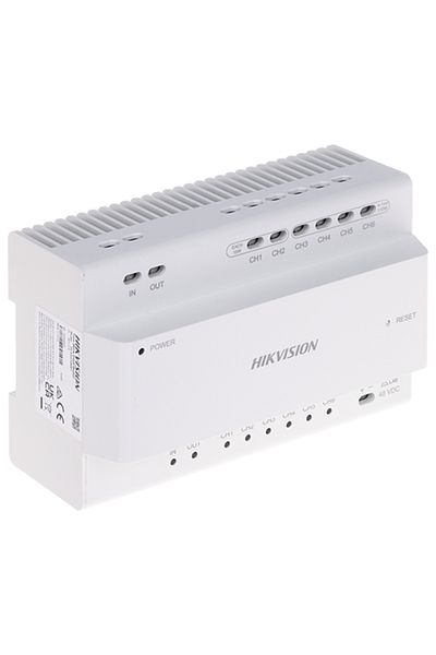 Hikvision Distribuitor video/audio cu 2 fire pentru 6 stații - DS-KAD7060EY