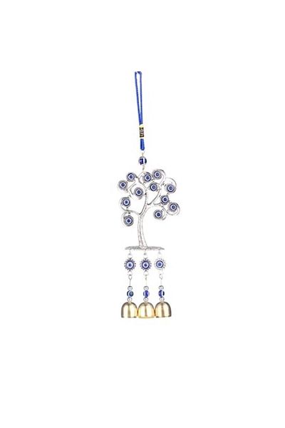 OEM Wind chime, metal, with tree, 8x30 cm, multicolor
