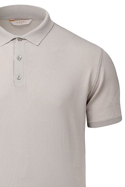 Hatemoğlu Mink Regular Fit Polo Neck Rayon T-Shirt