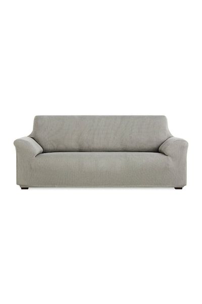 JOJO HOME Elastic Sofa Cover, Jojo Home, Uni, Size L-3 Seats, 180x230cm, Light Grey