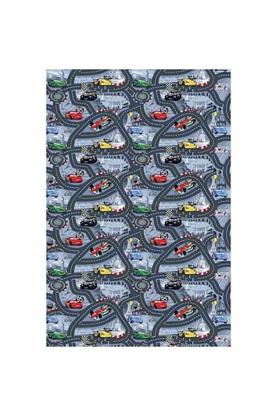 OEM Children's Carpet, Non-Slip, Racing Track, Multicolor, 80x150cm