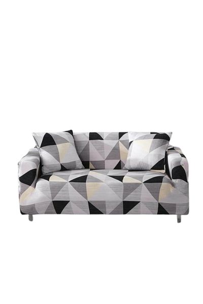 OEM Husă elastică pentru canapea, Comfort, Elastan, M-2 locuri, 145-185cm, Imprimeu fără culori