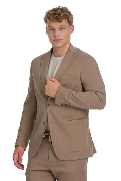 Hatemoğlu Mink Regular Fit Mono Collar Cotton Suit