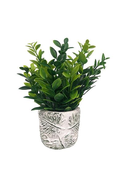 OEM Ghiveci ceramic cu flori artificiale, M1, 13X19 cm