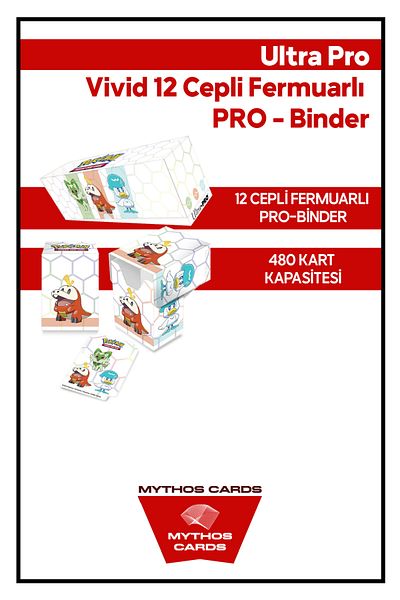 Mythos Cards Ultra Pro - Vivid 12 Pocket Zipper Pro - Binders