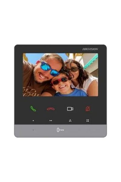 Hikvision Monitor videointerfon TCP/IP, TFT LCD 4.3 inch 9 butoane, PoE - DS-KH6100-E1