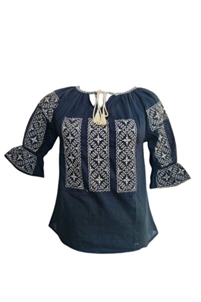 OEM Ie for women, traditional, cotton, black-beige, size S