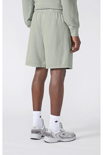 Champion Icons Plush Wash Shorts Yeşil Erkek Şort-221179-GS129
