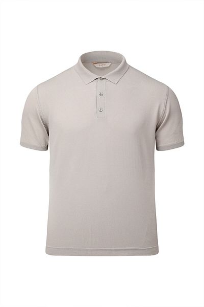 Hatemoğlu Mink Regular Fit Polo Neck Rayon T-Shirt